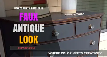 Transforming a Dresser: Achieving an Antique Look with Paint