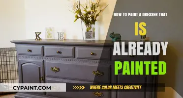 Transforming Your Dresser: Painting Over Paint