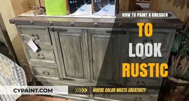 Transform Your Dresser: Easy Rustic Painting Techniques for a Vintage Look