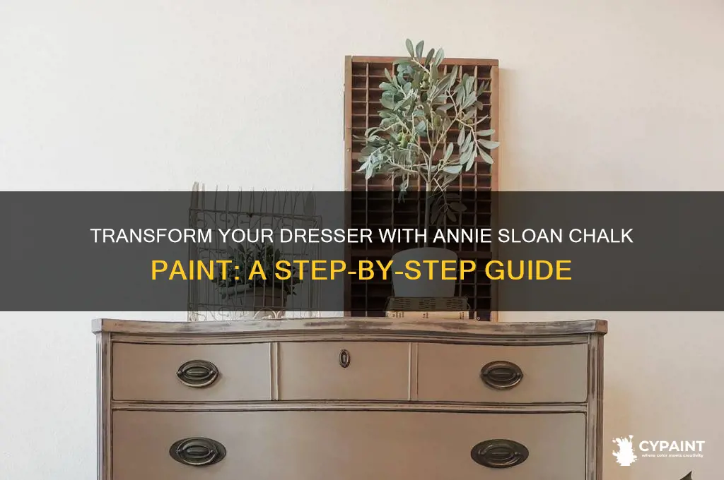 how to paint a dresser with annie sloan
