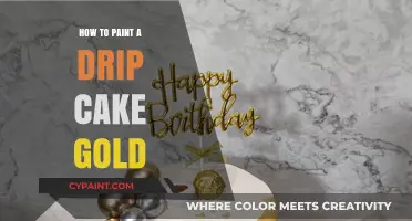 Gilded Drip Cake Tutorial: Mastering the Art of Gold Painting