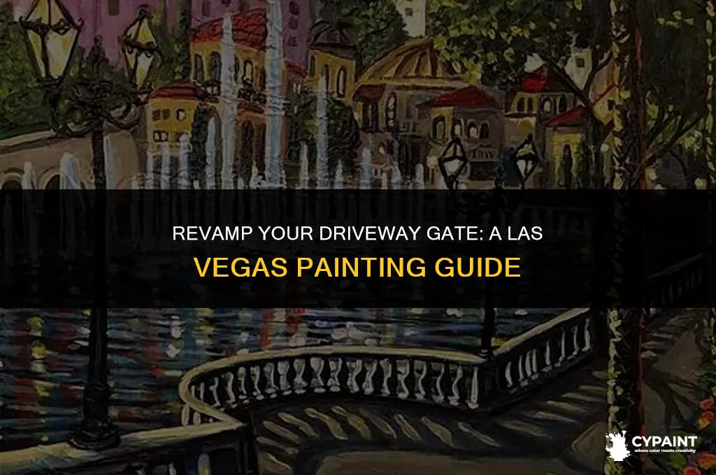 how to paint a driveway gate in las vegas nevada