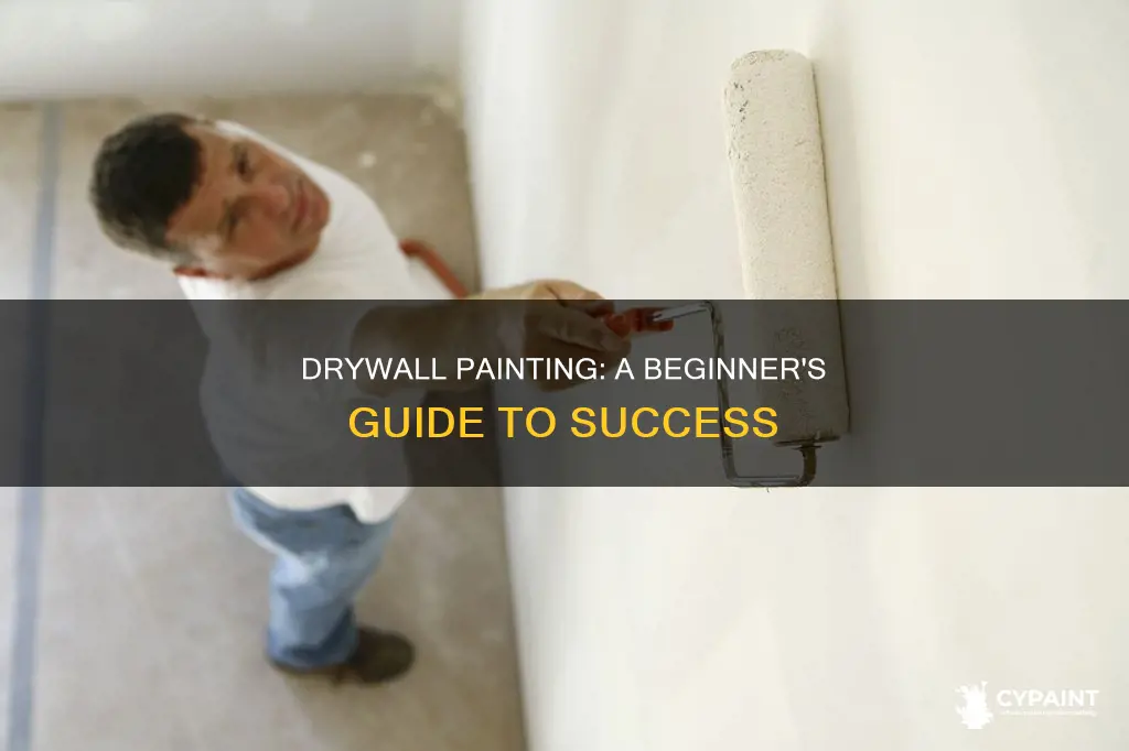how to paint a drywall for the first time