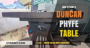Revive Your Duncan Phyfe Table: A Step-by-Step Painting Guide