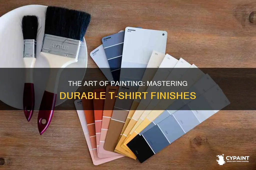 how to paint a durable finish on a t