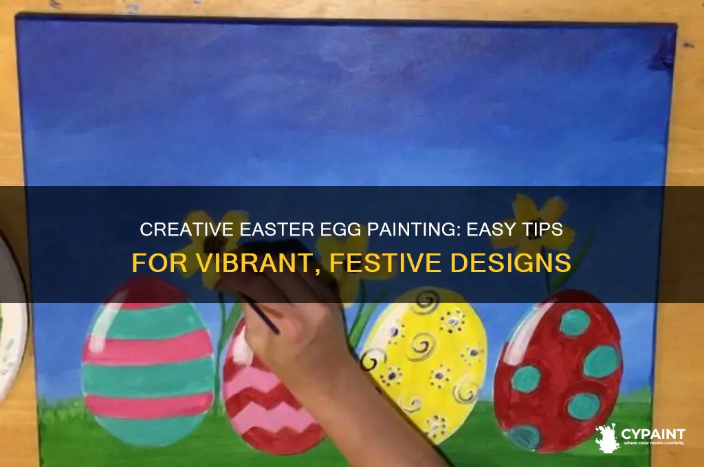 how to paint a egg for easter