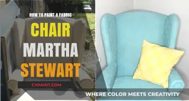 Martha Stewart's Guide: Painting Fabric Chairs for a Stunning Makeover