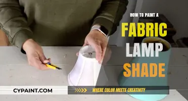 Transform Your Lamp: Easy Steps to Paint Fabric Lamp Shades