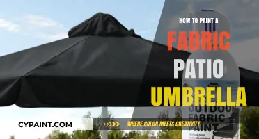 Revamp Your Outdoor Space: Easy Steps to Paint a Fabric Patio Umbrella
