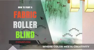 DIY Fabric Roller Blind Painting: Easy Steps for a Custom Look