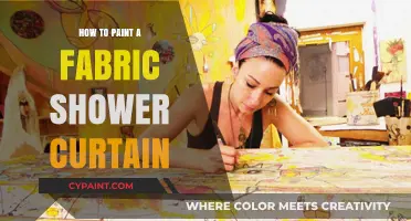 Easy DIY Guide: Painting Your Fabric Shower Curtain Like a Pro