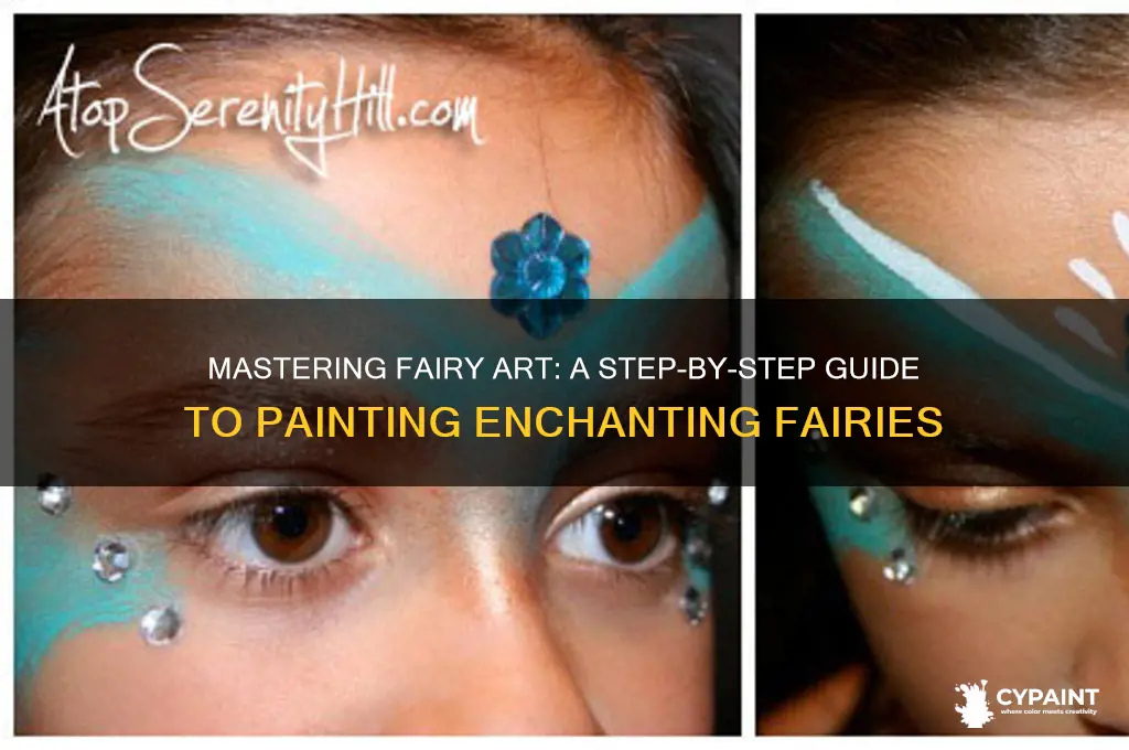 how to paint a fairy step by step