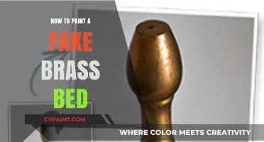Transform Your Bed: Easy Steps to Paint a Fake Brass Finish