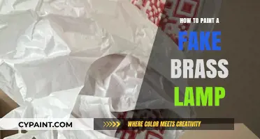 Transform Your Lamp: Easy Steps to Paint a Fake Brass Finish