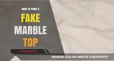 Mastering Faux Marble: Easy Steps to Paint a Realistic Tabletop