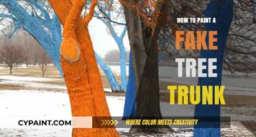 Mastering the Art of Painting Realistic Fake Tree Trunks: A Step-by-Step Guide