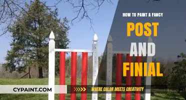 Mastering the Art of Painting Fancy Posts and Finials