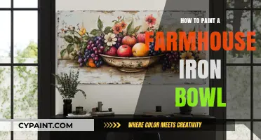 Revive Your Farmhouse Iron Bowl: A Step-by-Step Painting Guide
