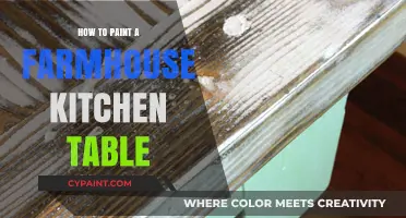 Transform Your Kitchen: Painting a Farmhouse Table Step-by-Step Guide