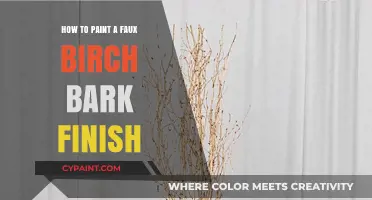 Mastering Faux Birch Bark: A Step-by-Step Painting Guide