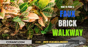 Create a Stunning Faux Brick Walkway: Easy DIY Painting Guide