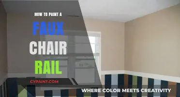 Elegant Faux Chair Rail Painting: A Step-by-Step DIY Guide