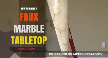 Master Faux Marble: Transform Your Tabletop with Easy Painting Techniques
