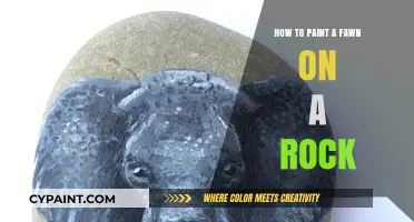 Rock Art Tutorial: Painting a Realistic Fawn on Stone Surfaces