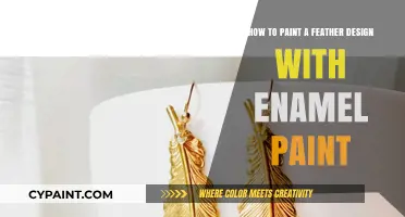 Feather Design Enamel Painting: A Step-by-Step Guide