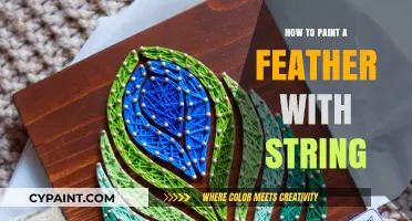 Creative String Art: Mastering the Technique to Paint a Feather