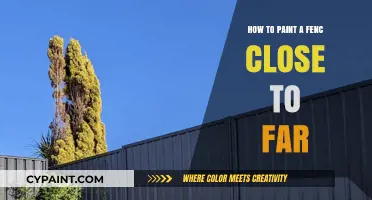 Mastering Fence Painting: Techniques for Near and Far Surfaces