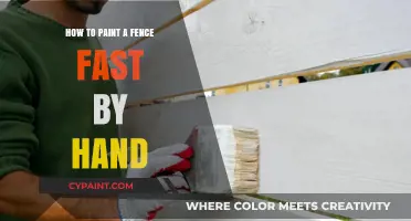 Quick Fence Painting Tips: Hand Techniques for Speedy Results