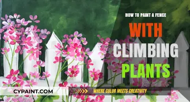 Painting a Fence with Climbing Plants: A Creative DIY Guide