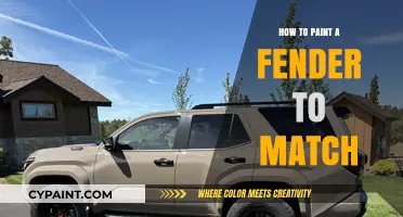 Mastering Fender Painting: Tips to Match Your Car's Original Color