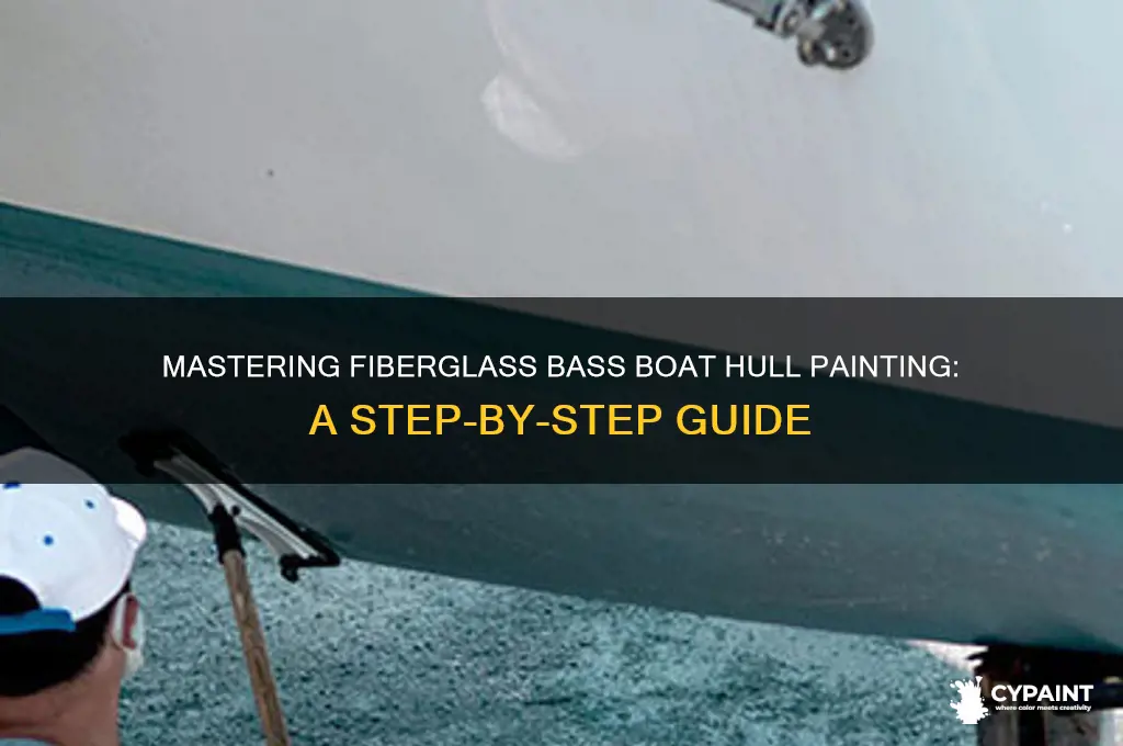 how to paint a fiberglass bass boat hull