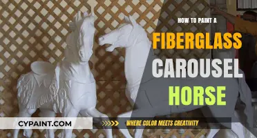 Mastering the Art of Painting a Fiberglass Carousel Horse