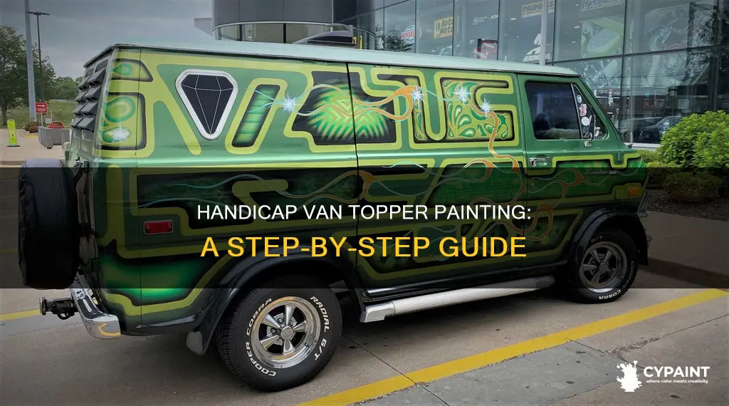 how to paint a fiberglass handicap accessible van topper