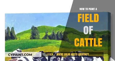 Mastering the Art of Painting a Serene Field of Cattle