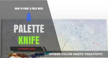 Creating Textured Fields with Palette Knife Painting