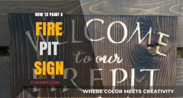 Creative DIY Guide: Painting a Fire Pit Sign for Your Outdoor Space