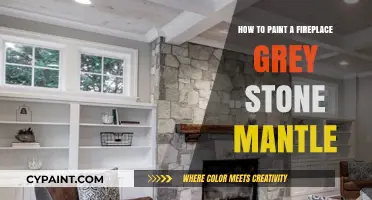 Transform Your Fireplace: Grey Stone Mantle Painting Guide