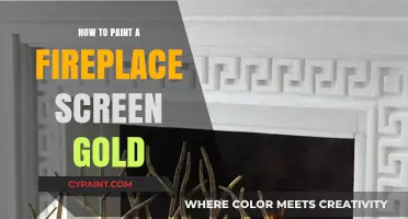Gilding Your Fireplace Screen: A Step-by-Step Guide to Painting Gold