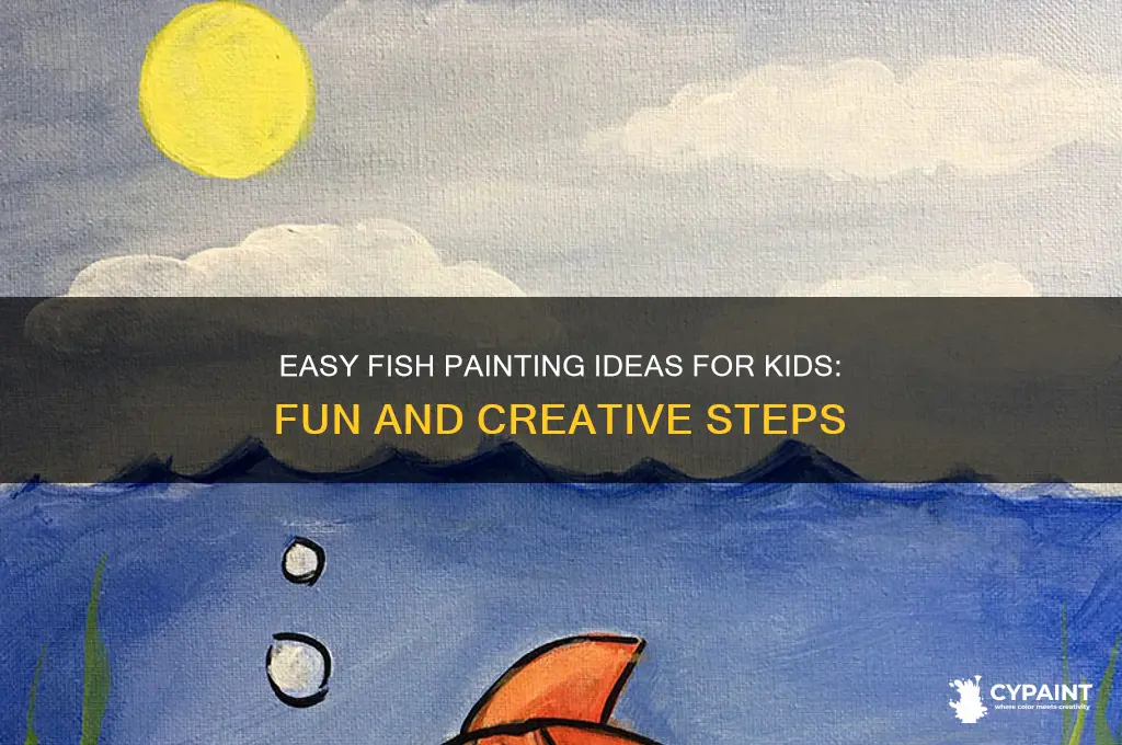 how to paint a fish for kids