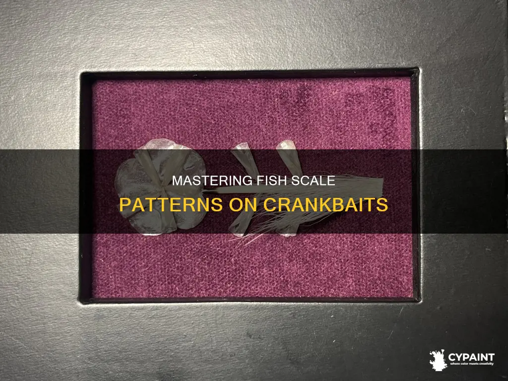 how to paint a fish scale pattern on cranbaits