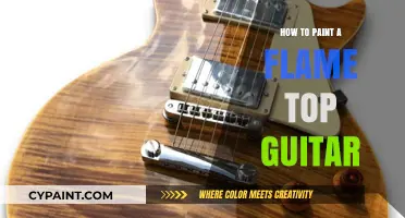 Mastering the Art of Painting a Stunning Flame Top Guitar