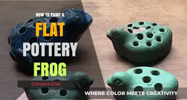 Easy Steps to Paint a Charming Flat Pottery Frog
