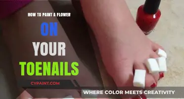 Easy Toenail Art: Painting a Flower Step-by-Step Guide
