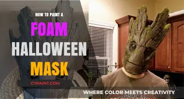DIY Halloween Mask: Painting Foam Masks for a Spooky Look