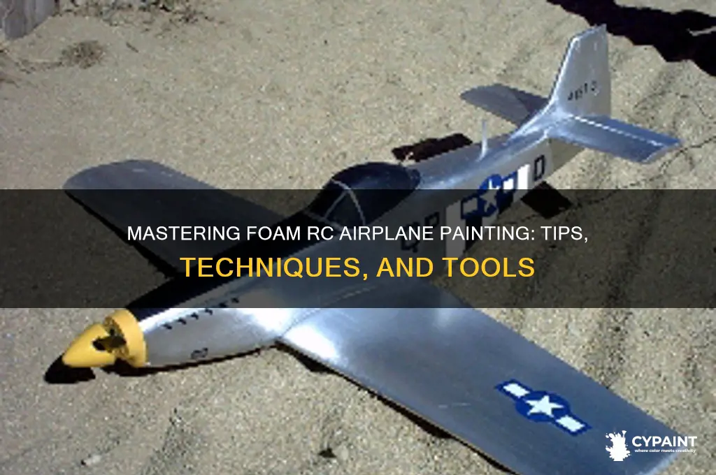 how to paint a foam rc airplane