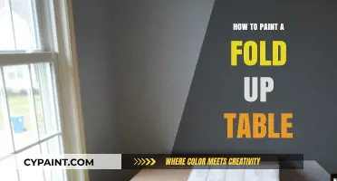 Easy DIY Guide: Painting Your Fold-Up Table for a Fresh Look